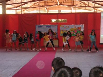 Las Alumnas de 3º y 4º actuaron juntas